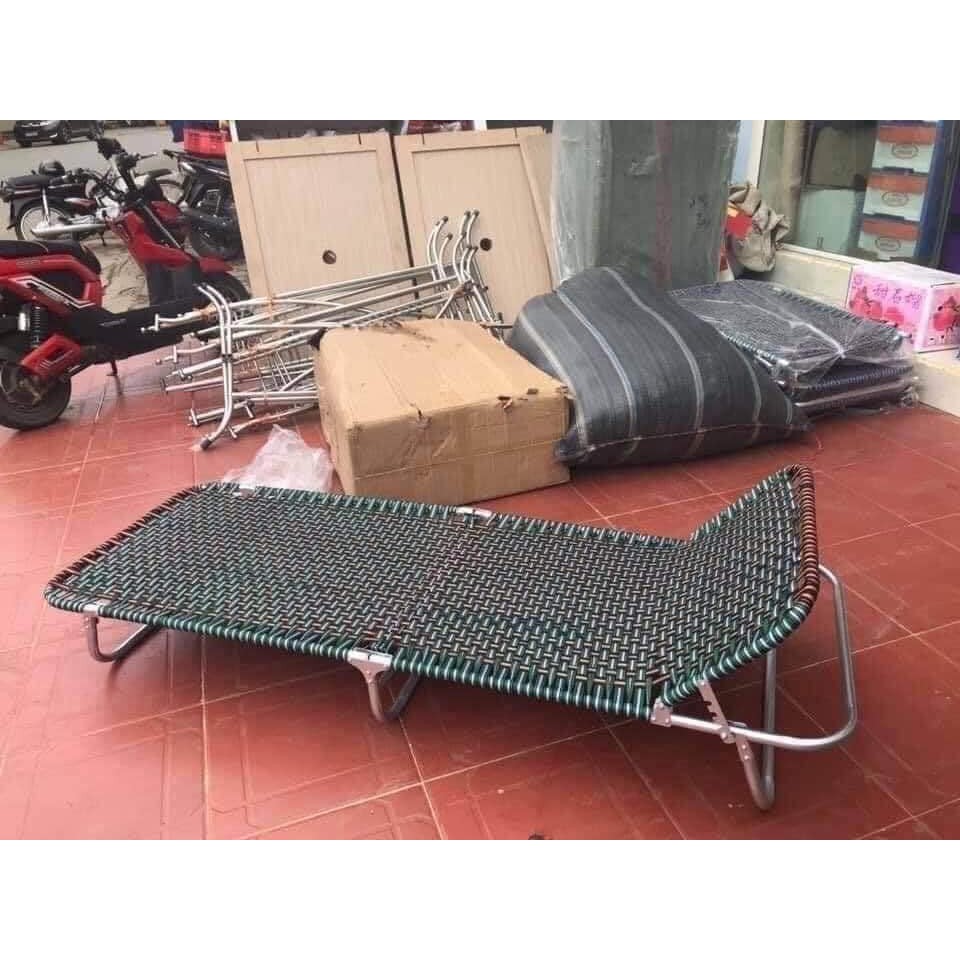 [Sỉ - Lẻ] Giường Gấp Khung Nhôm Văn Phòng Giá Rẻ Tiện Lợi