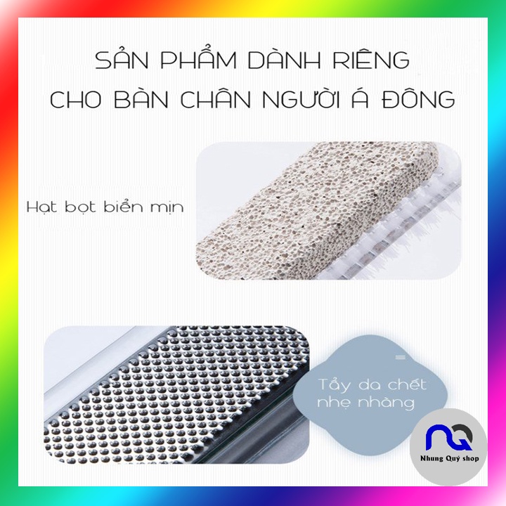 Dụng Cụ Chà Gót Chân 4in1 Có Móc Treo Tiện Dụng