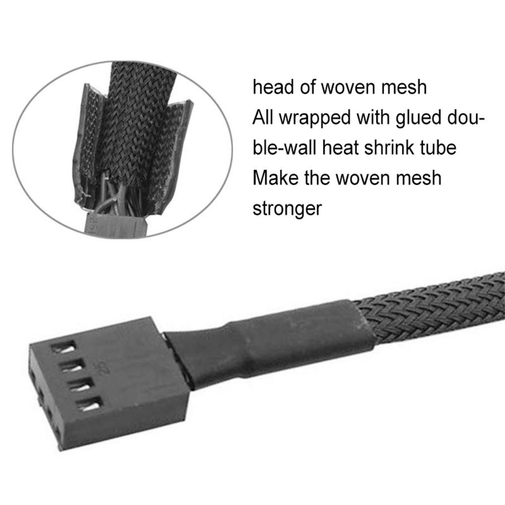 Dây Cáp Nối Dài Quạt Máy Tính 4 Pin 1 4mm