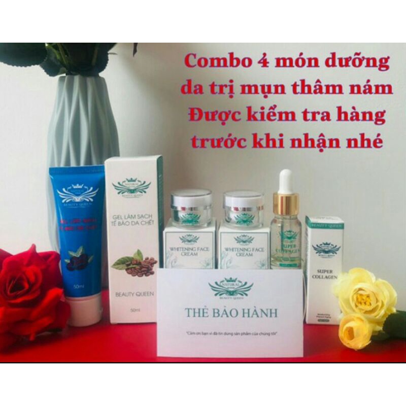 combo 4 sản phẩm dưỡng da +1serum