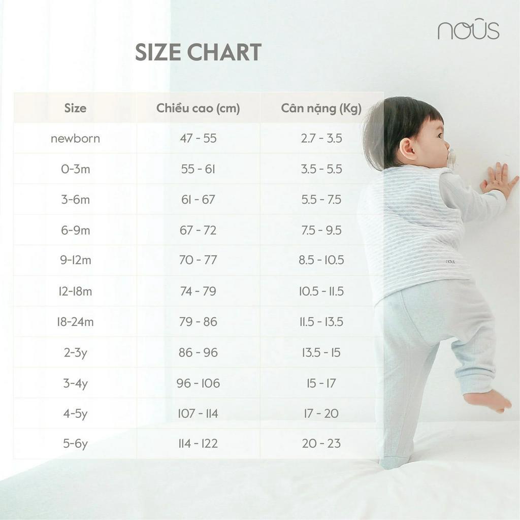 Bộ Ba Lỗ Nous Trắng Phối Kẻ Xanh In Chó Mèo - Nous Bình Dương