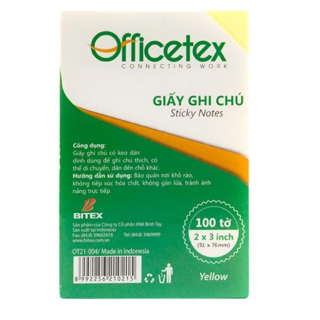 Giấy Ghi Chú Officetex Nhiều Kích Thước