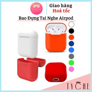 Bao Đựng Tai Nghe Airpod Silicon Đa Sắc Mầu - Tiện Dụng, Nhỏ Gọn, Phong Cách - Có Móc Khoá