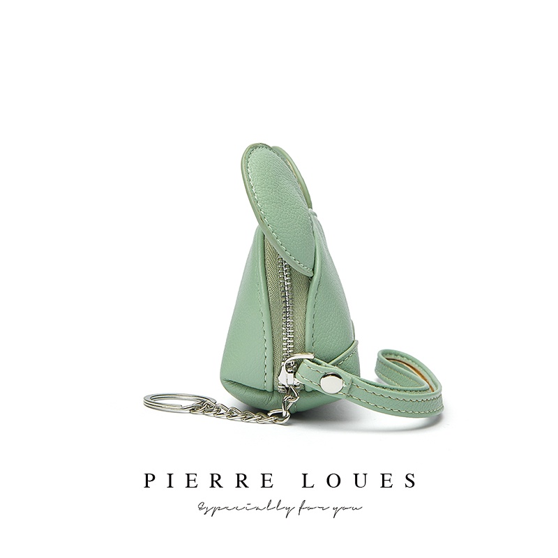 Ví đựng tiền xu PIERRE LOUES cỡ nhỏ đa năng hình chú chuột xinh xắn cho học sinh