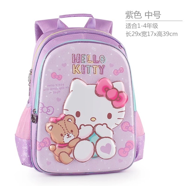 Cặp sách hello kitty cho bé 3 4 6 8 12 tuổi