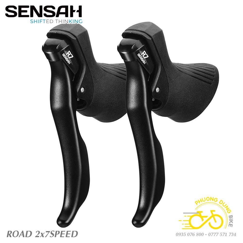 Tay đề lắc xe đạp SENSAH 2x7S 2x8S 2x9S 2x10S 2x11 Speed - Hàng chính Hãng