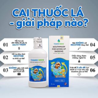 Cai thuốc lá Thanh Nghị 400ml  ( mẫu mới có mã quét QR)