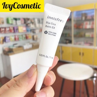 (Sample) Kem Dưỡng Trị Mụn Innisfree Bija Cica Balm EX dùng Cực Hiệu Quả Tuýp 7ml