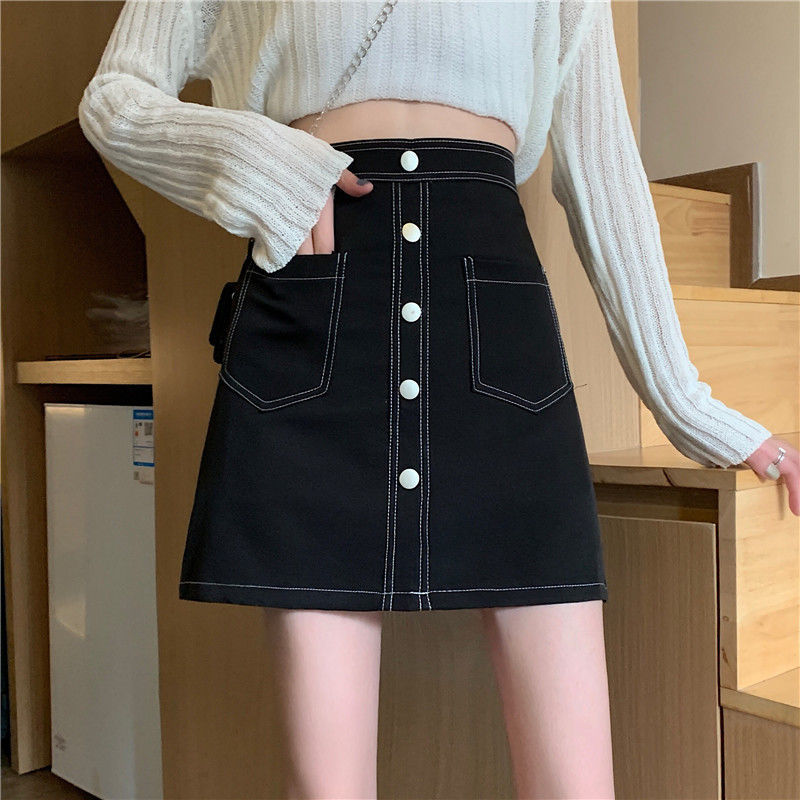 Chân Váy Chữ A Phong Cách Hàn Quốc Thanh Lịch Dành Cho Nữ