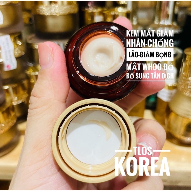 Kem Mắt Whoo đỏ Xóa nhăn, săn chắc da Jinyulhyang Eye Cream 4ml