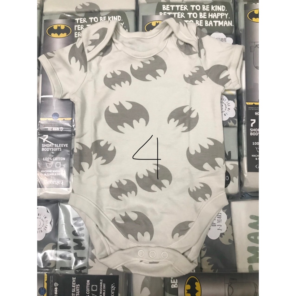 Body cộc tay batman bé trai george/tách lẻ