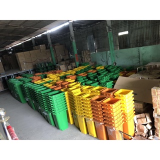 Thùng rác nhựa công cộng 120L (hàng nhập khẩu)