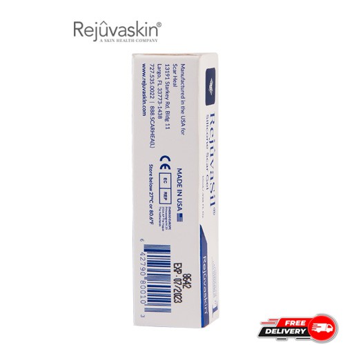 Gel ngăn ngừa sẹo và làm xẹp sẹo lồi, sẹo phì đại REJUVASKIN Rejuvasil 10ml | BigBuy360 - bigbuy360.vn