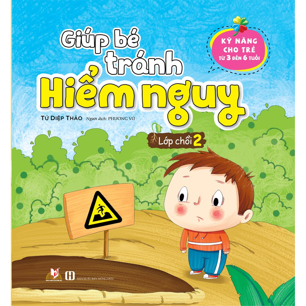 Sách Giúp Bé Tránh Hiểm Nguy Bộ 6 cuốn cho bé từ 3 đến 6 tuổi - VLG