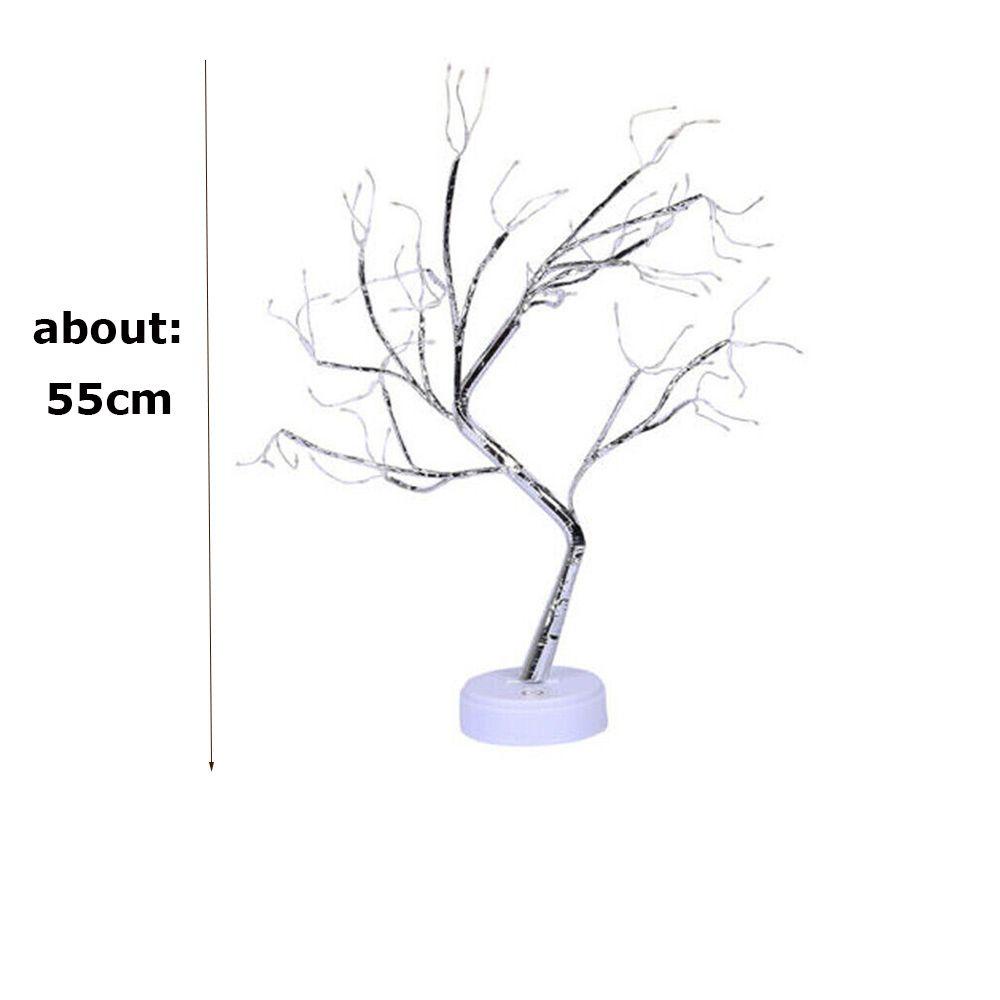 Cây Bonsai Giả Có Đèn Trang Trí Bàn Làm Việc