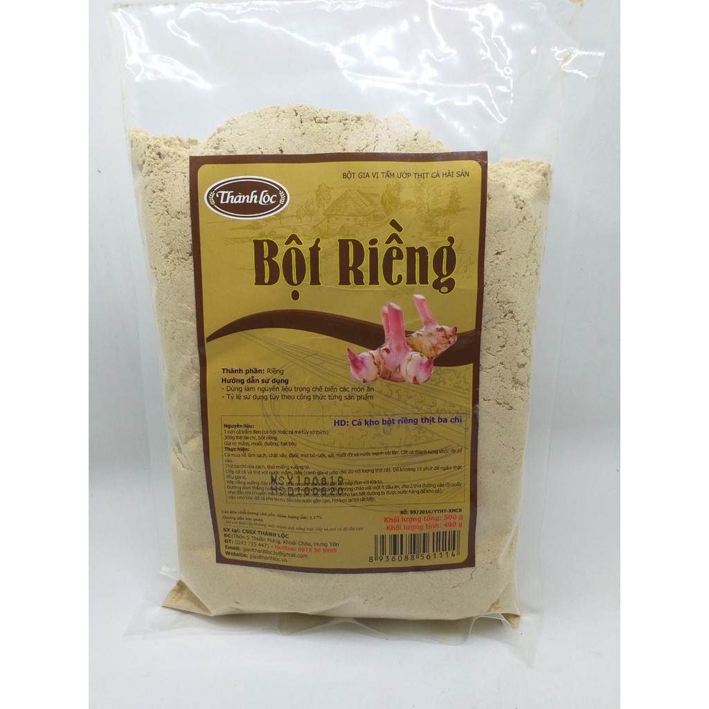 500g Bột Riềng nguyên chất