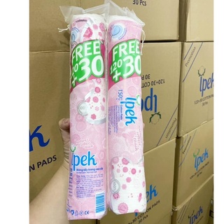 Bông Tẩy Trang Ipek Klasik 100% Cotton Pads Mềm Mịn - 150 Miếng