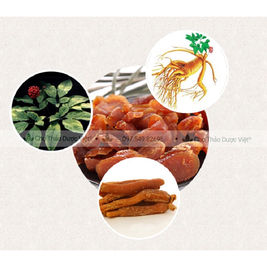 Hồng sâm thát lát tẩm mật ong Sambok - Chợ Thảo Dược Việt