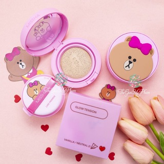PHẤN NƯỚC MISSHA GLOW TENSION PHIÊN BẢN LINE FRIENDS