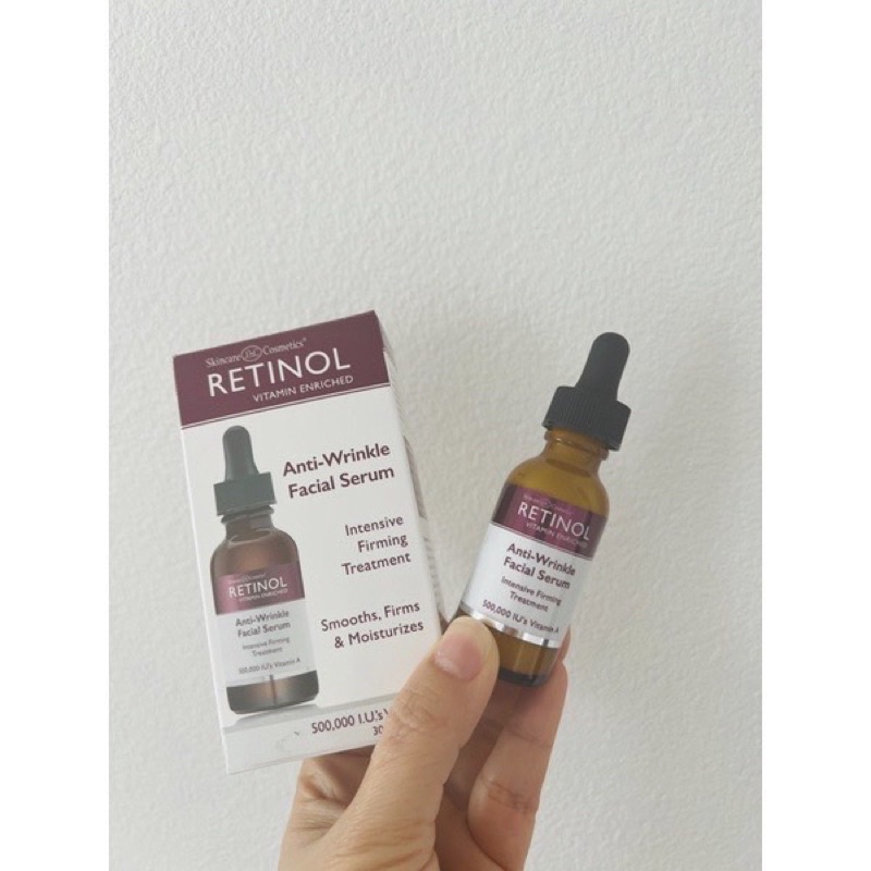 Serum Làm giảm các dấu hiệu lão hóa và khôiphục độ đàn hồi và tông màu cho làn da của bạn Retinol Vitamin Enriched Anti-