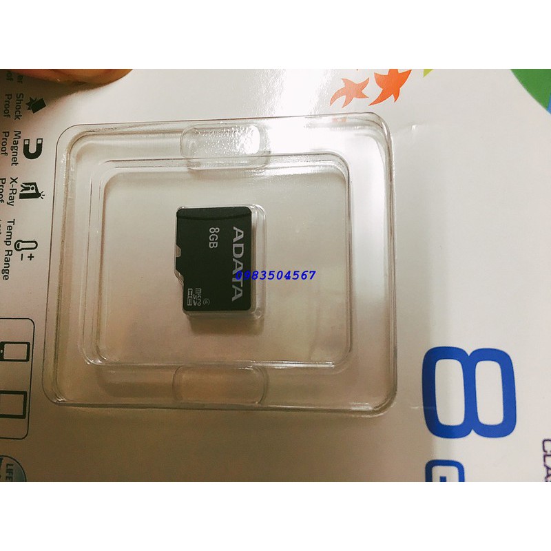 Thẻ nhớ Adata Micro SDHC 8GB Class 4 | BigBuy360 - bigbuy360.vn