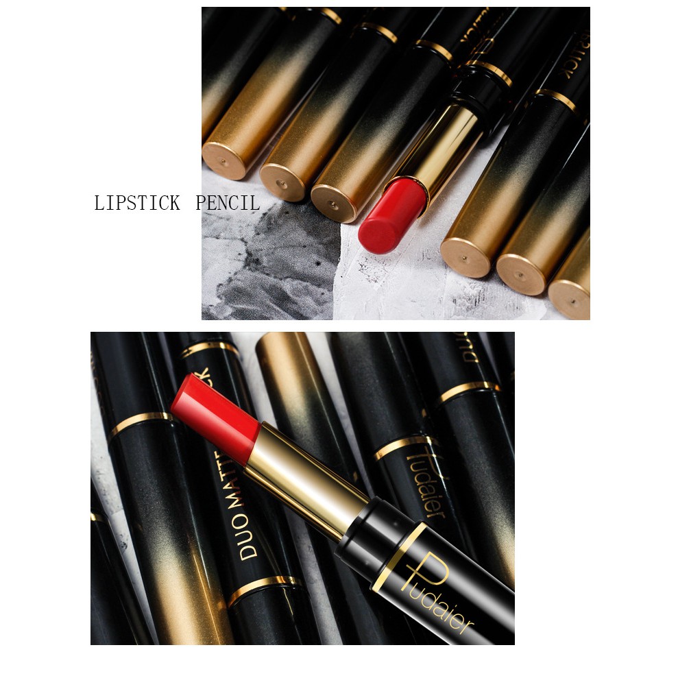 Son Sáp DUO Matte Lipstick 2 Đầu Của Pudaier