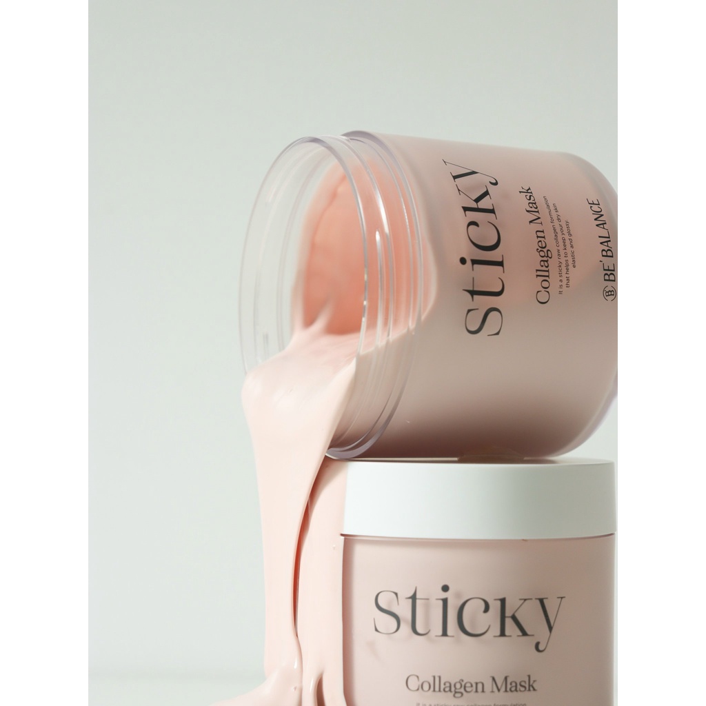 Mặt nạ trẻ hóa da Sticky Collagen mask Be Balance giúp nâng cơ 200g- Út store