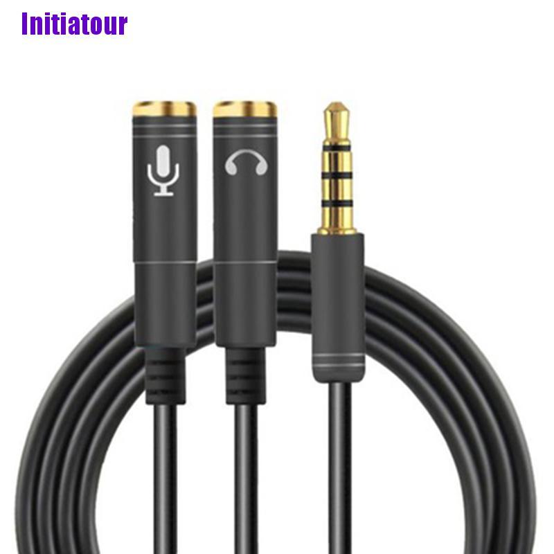 Cáp Chia Âm Thanh Jack 3.5mm Kèm Mic