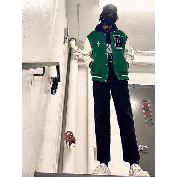 ÁO BOMBER - ÁO BÓNG CHÀY TAY DA UNISEX MẪU HOT 2021