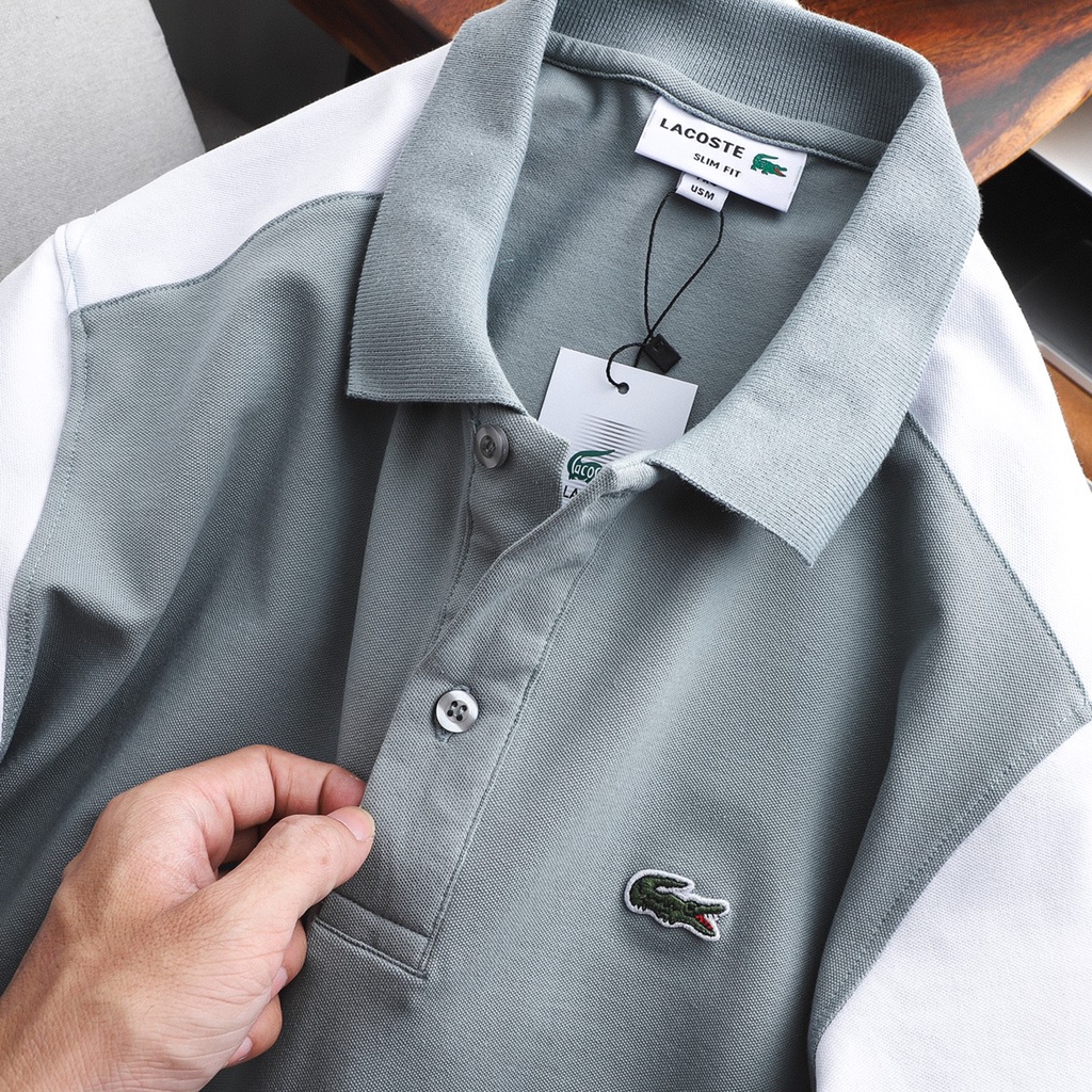 Áo thun nam LACOSTE [BAO ĐỔI TRẢ] [FREESHIP] Logo in nổi, cực dễ thương | BigBuy360 - bigbuy360.vn