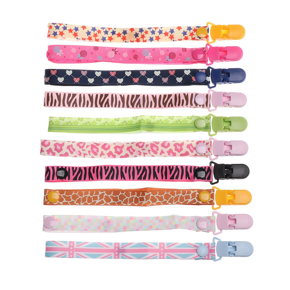 Dây đeo núm ti giả DIY nhiều màu sắc tùy chỉnh độ dài cho bé sơ sinh