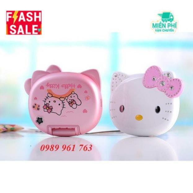 Điện thoại di động hello kitty k688 dễ thương điện thoại 2 sim chụp hình nghe nhạc