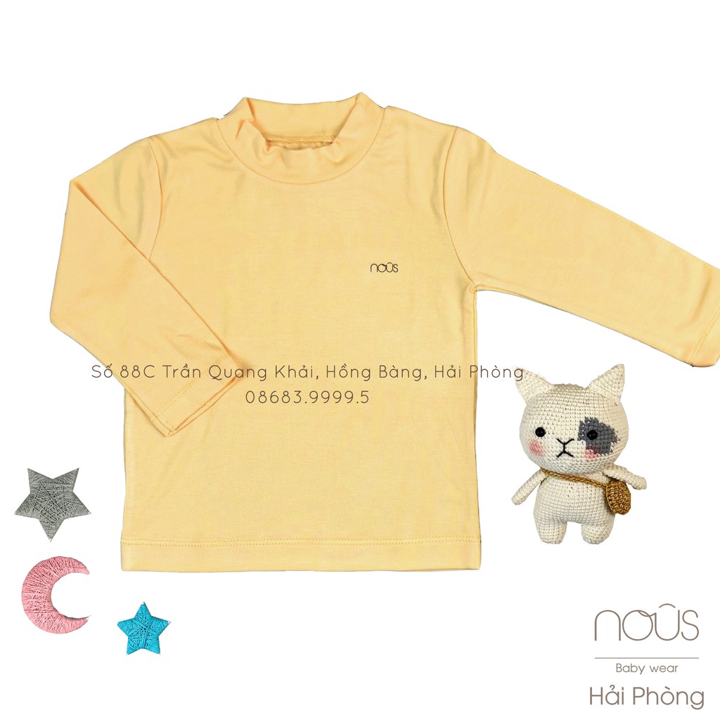 Áo cổ 3cm vàng