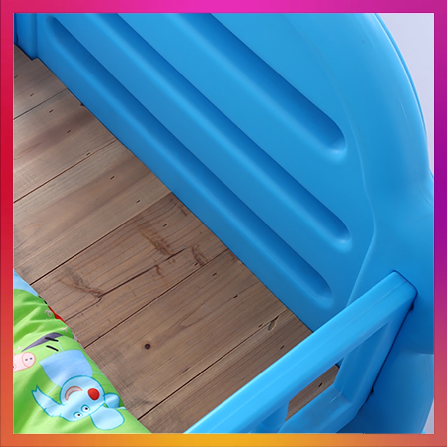 Giường nhựa cho bé HOLLA, giường nhựa trẻ em, kích thước 142 x 62 x 60 Cm  phù hợp cho bé từ 1- 6 tuổi