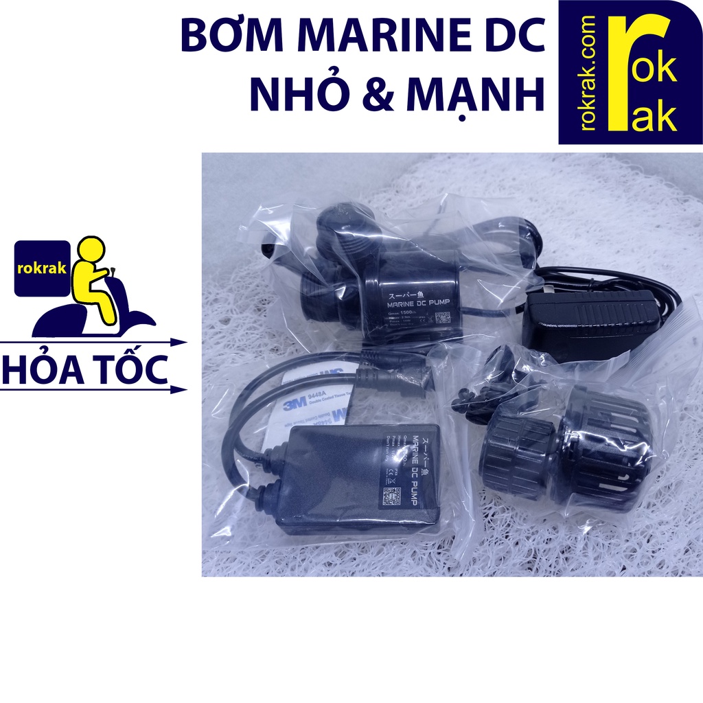 Bơm DC 24V chống giật Marine DC PUMP 1500 2500 4000 L/H nhỏ và mạnh