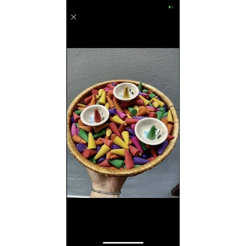 GÓI 100 VIÊN Nụ Trầm Hương KÈM CHÉN THÁI LAN🌸🌸 | BigBuy360 - bigbuy360.vn