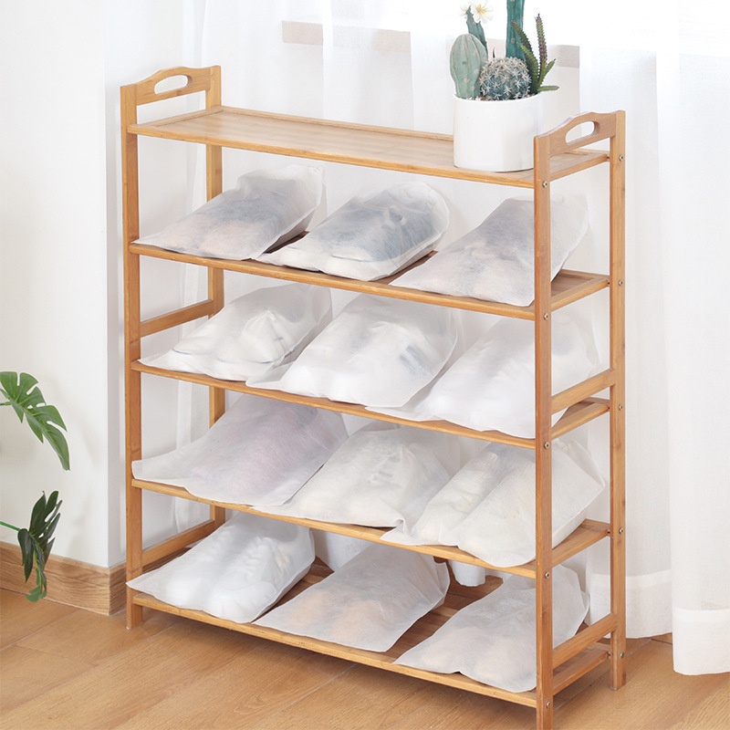 Set 10 Vỏ Bọc Giày Chống Nắng Bằng Vải Không Dệt Dùng Một Lần