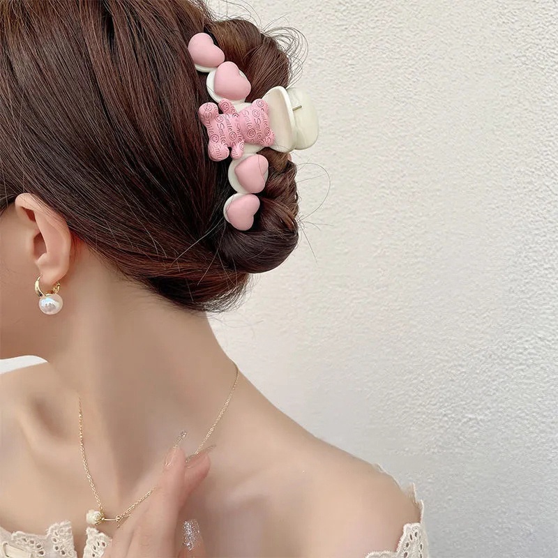 Kẹp Tóc Hình Cá Mập Phong Cách Hàn Quốc Ngọt Ngào