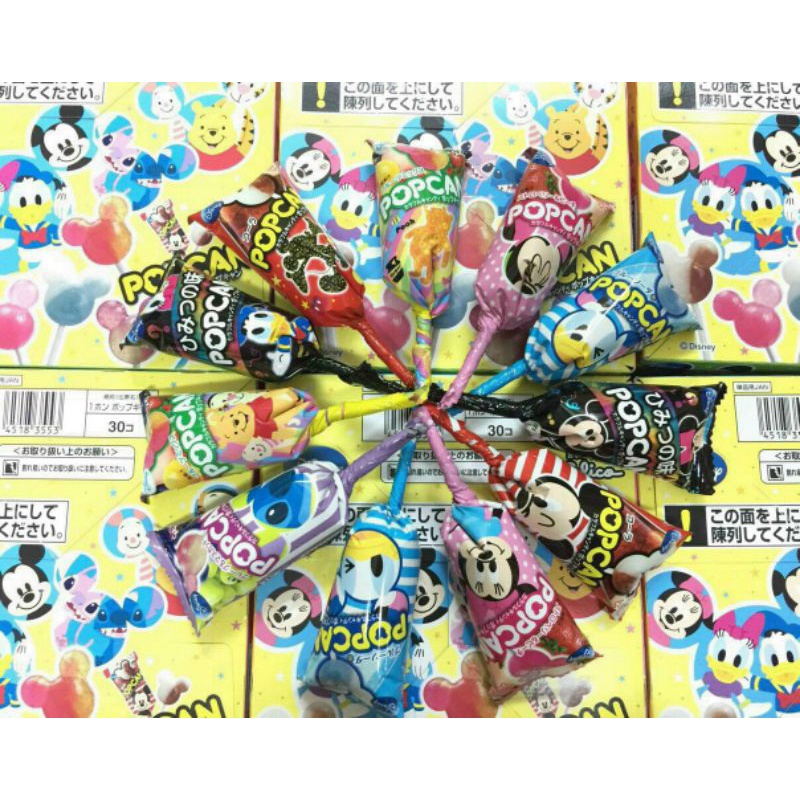 [HSD 11/2024] Kẹo mút Glico Popcan Mickey nội địa Nhật Bản