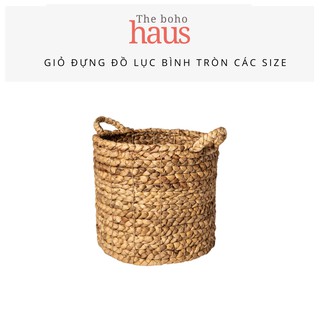 Giỏ đựng đồ lục bình tròn