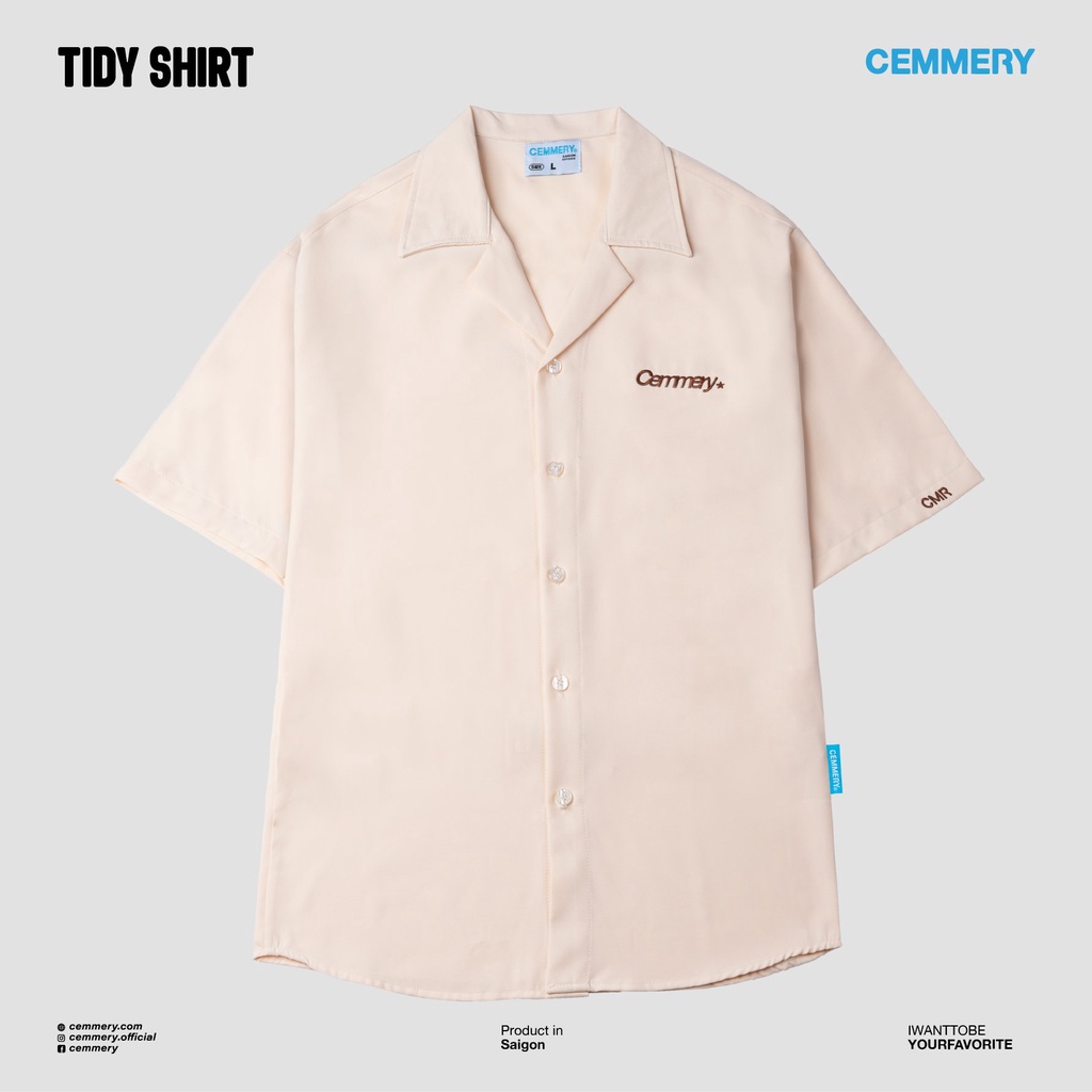THỜI TRANG CAO CẤP Áo Sơ Mi tay ngắn Local Brand "TIDY SHIRT" # 6 Color