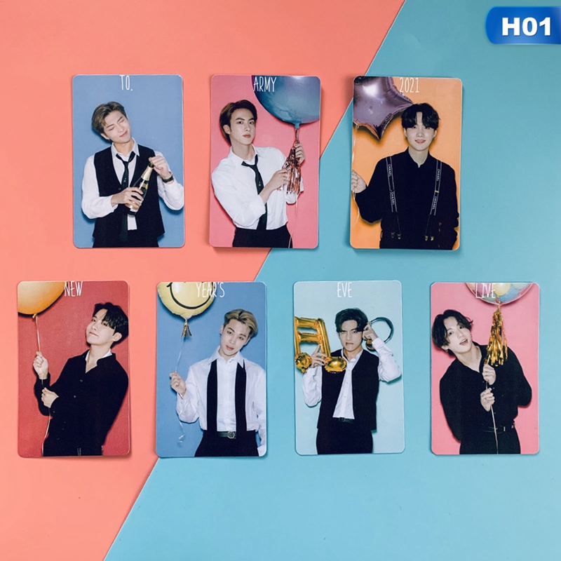 Thẻ Hình Polaroid Nhóm Nhạc BTS