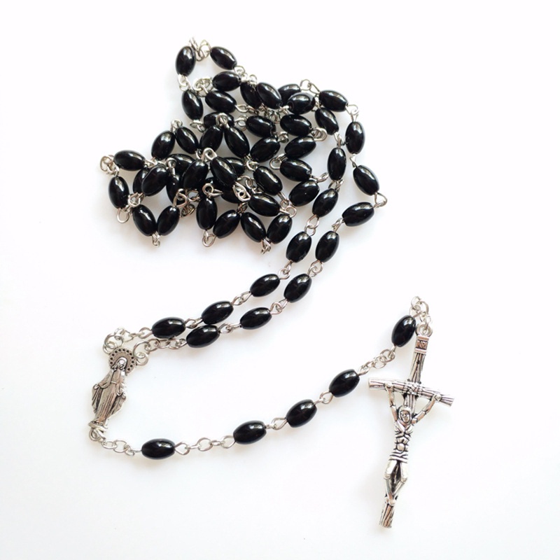 Vòng cổ Chuỗi Hạt Rosary Và Jesus Medal Công Giáo