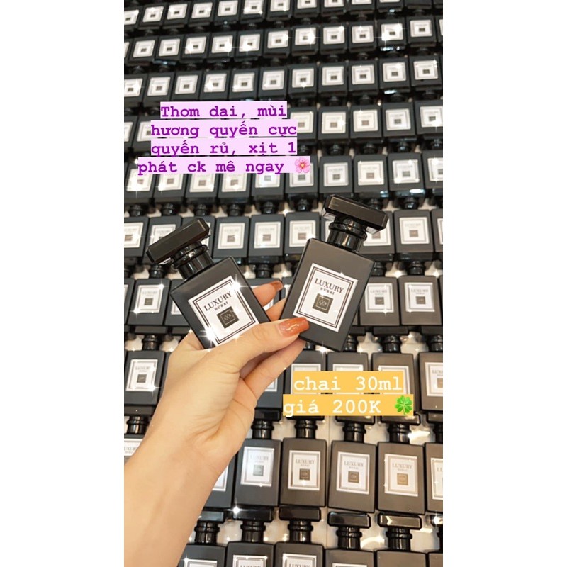 Tinh dầu nước hoa Dubai Lủuy dịu nhẹ quyến rũ