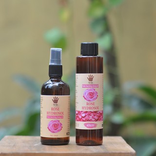 Nước hoa hồng chưng cất dì út - hydrosol hoa hồng hữu cơ