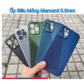 Ốp lưng iPhone 12/ 12 Pro Max Siêu mỏng Chính hãng Memumi (Kèm ảnh thật)