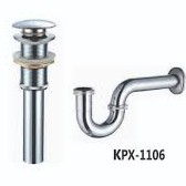 Bộ xả kiếng lavabo KELI,không có xả tràn,Bộ xả cho chậu rửa mặt ko lỗ thoát tràn,bảo hành chính hãng 3 năm