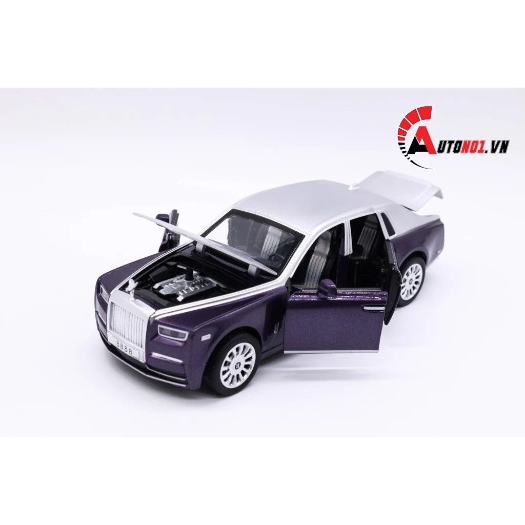 MÔ HÌNH XE ROLL ROYCE PHANTOM PURPLE SILVER 1:30 ICONIC 5711