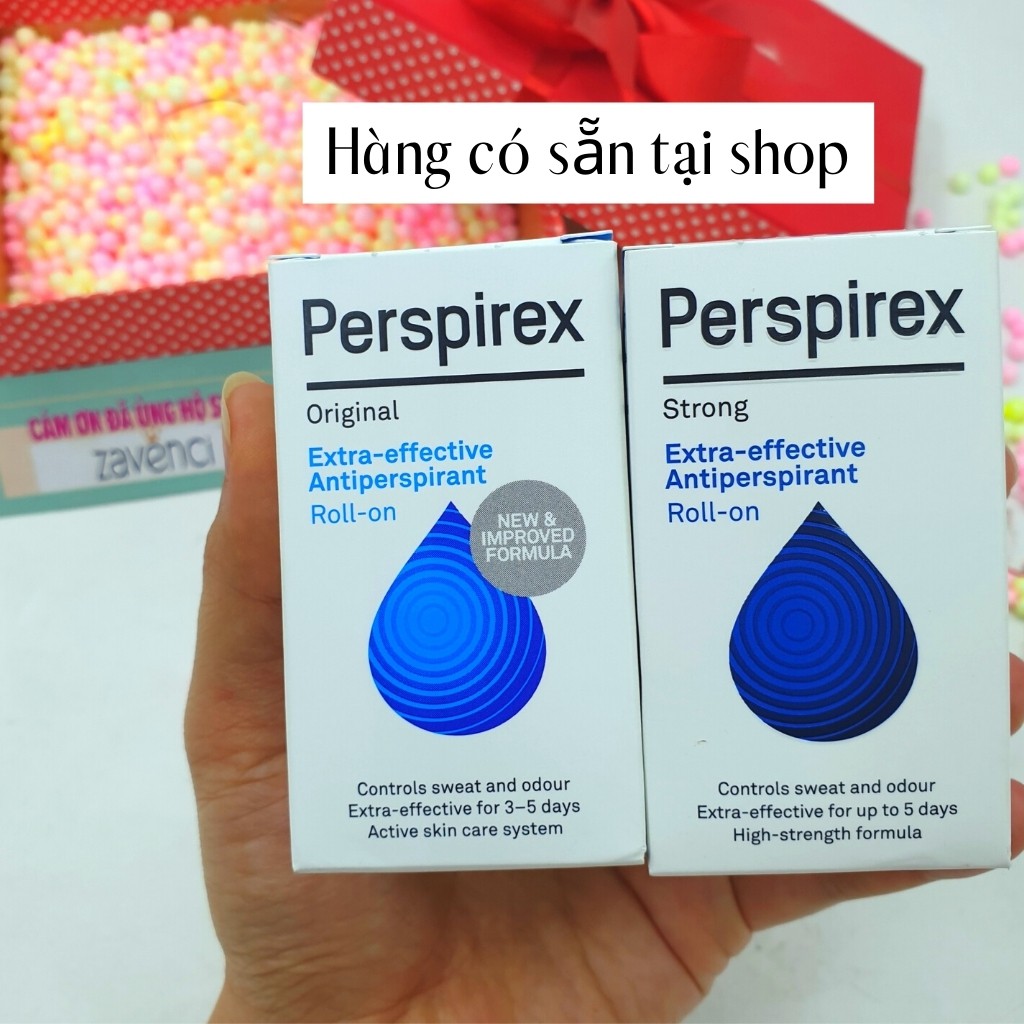 Lăn Khử Mùi PERSPIREX Khử Mùi Hôi Nách Cao Cấp Cho Mọi Loại Da Từ Nặng Tới Nhẹ (20ml)