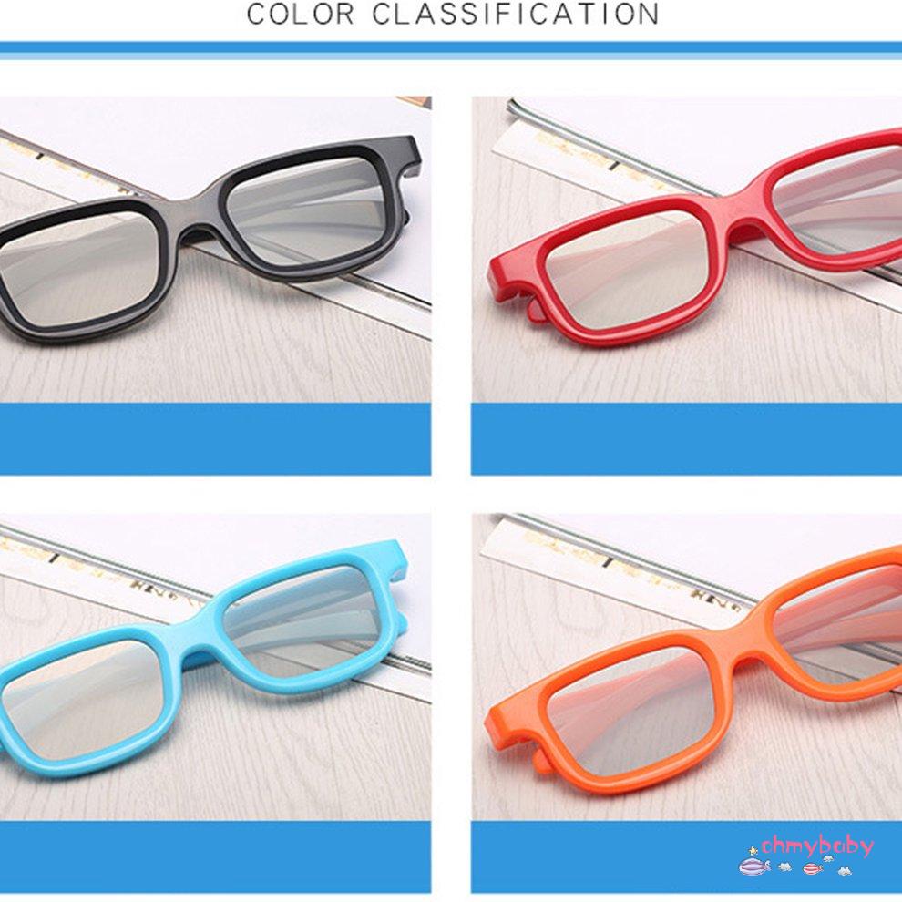 Universal Unisex Khung ABS Kính xem phim 3D Âm thanh nổi không có đèn flash cho rạp chiếu phim TV 3D [8/24]
